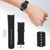 22mm Silicone Watchband Watch Strap Band Adjustable Wristwatch Replacement Part