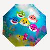 1pc Shark, Ocean Adventure Automatic Umbrella - Automatic Opening And Closing, Sturdy Iron Frame, Portable Folding Design yy251018157
