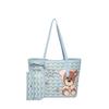 Street Style Large Tote Bag With Zipper Closure For Womens Casual Outfits