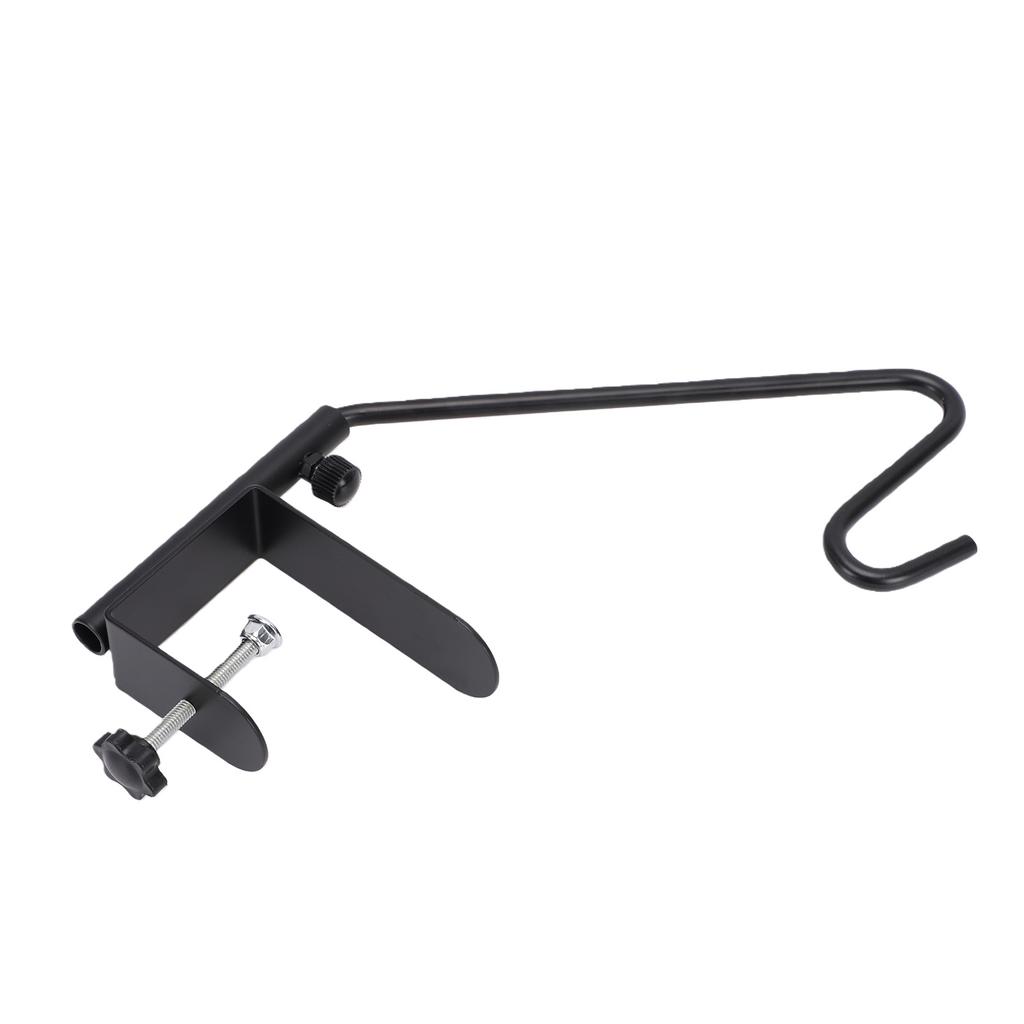 11 Inch Deck Railing Hook Heavy Duty Steel Deck Bird Feeder Hanger with 360 Degree Swivel Arm