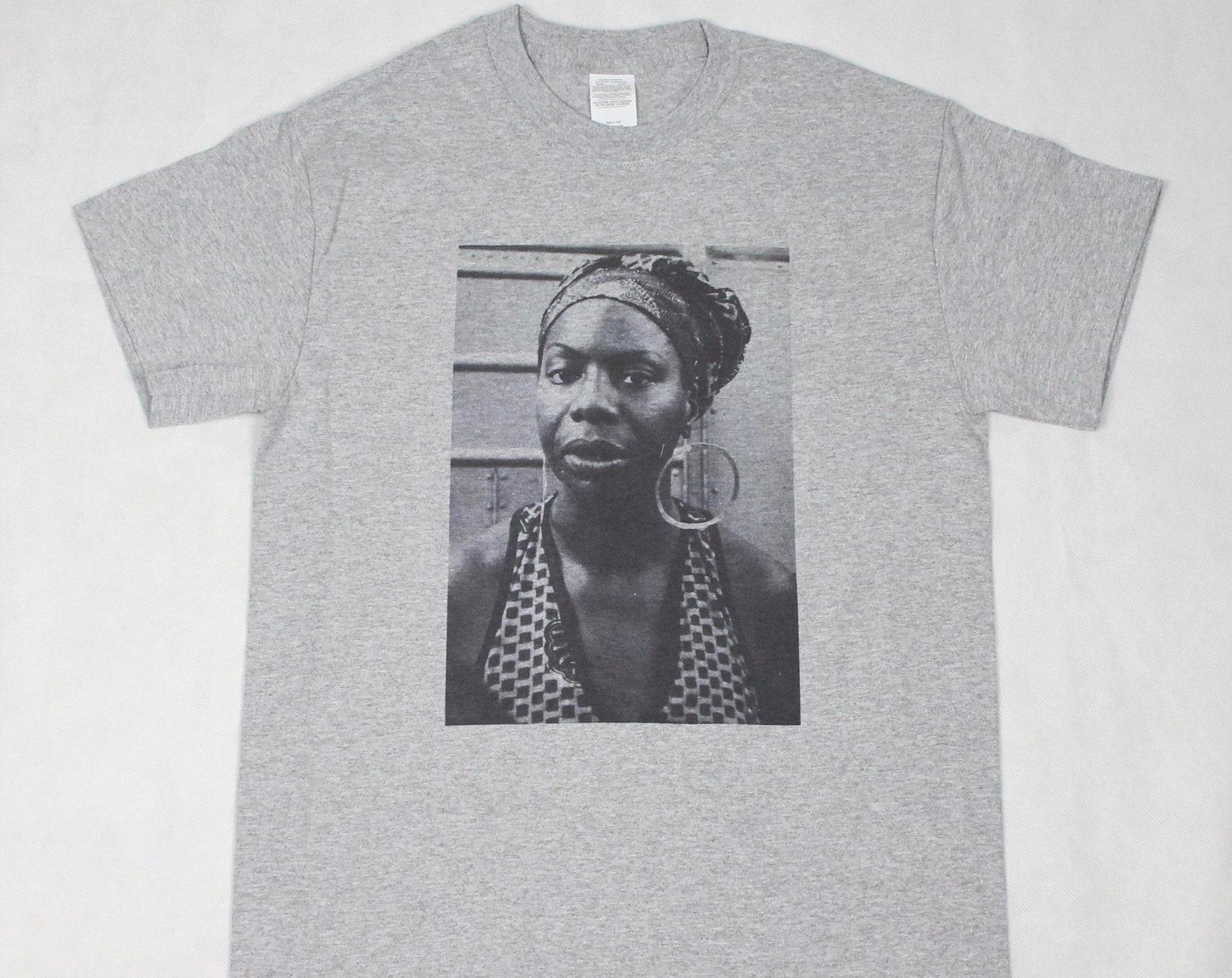 Nina Simone Grey T-Shirt sizes available S-3XL XL