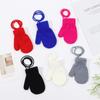 Winter Baby Boys Girls Anti-lost Thick Warm Kids Gloves Sports Gloves Knitted Mittens