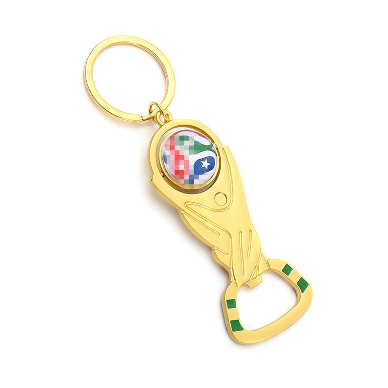World Cup Trophy Bottle Opener Keychain Fan Souvenir Bar Gift