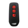 Silicone Smart Key Cover, Honda Series, Black, 3 Buttons, Key