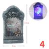 1PC Halloween Festival Tombstone Light LED Colorful Night Lamp Haunted House Bar Decoration Props