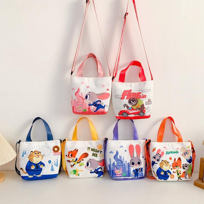 Printed Handbag for Children, Lightweight and Casual, Fox-shaped Crossbody Bag, Single Shoulder Bag for Boys and Girls
