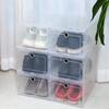 Stackable Shoe Cases Transparent Shoes Organizers Portable Shoe Boxes  Household