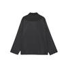 Vans OTW SS24 Solid Color Polo Hem Drawstring Long Sleeve Jacket Unisex Jacket Black VN000GBXBLK