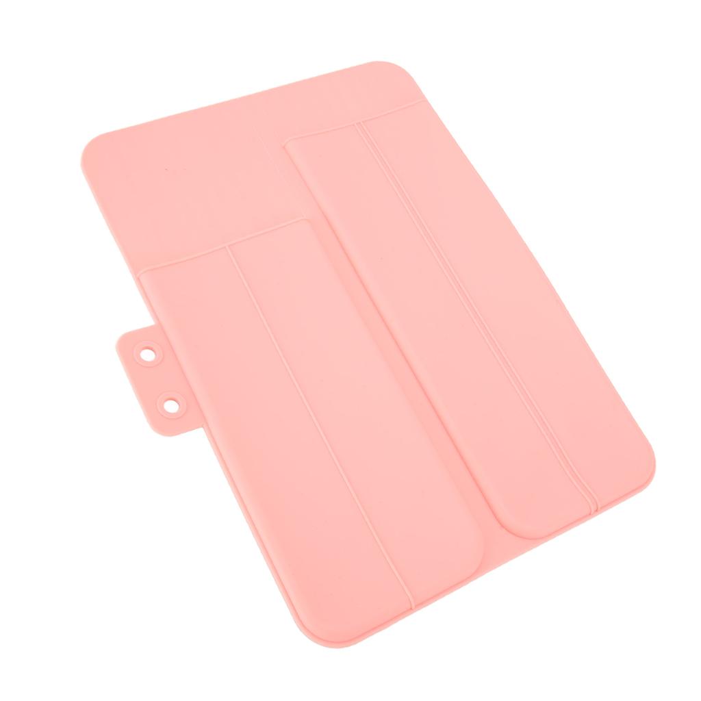 Curling Iron Heat Resistant Mat Portable Travel Silicone Hair Straightener Holder Pouch for Curling Wand