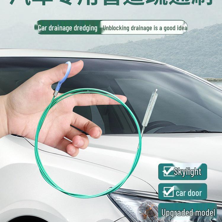 Nástroj na čištění odtoků střešního okna auta