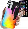Etui Do Samsung Galaxy M13 4G - Tęczowe Kolorowe Wzory, Farba + Folia