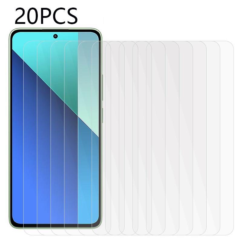 20PCS For Xiaomi Redmi Note 13 4G 2.5D Screen Protector 0.3mm Tempered Glass Film Ultra Clear