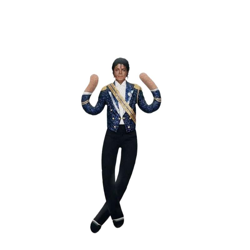 Stock#@ Michael Jackson Cosplay Prop Doll Plush Figure Abstract Joint Mobility Dolls Soft Stuffed Room Decor Props Collection