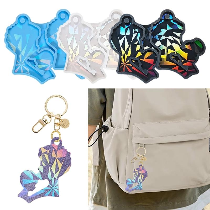 Flexible Silicone Molds for Handmade Craft Hangings Ornament Pendant Making Mold Craft Tool Handmade Head Sculpture Mold