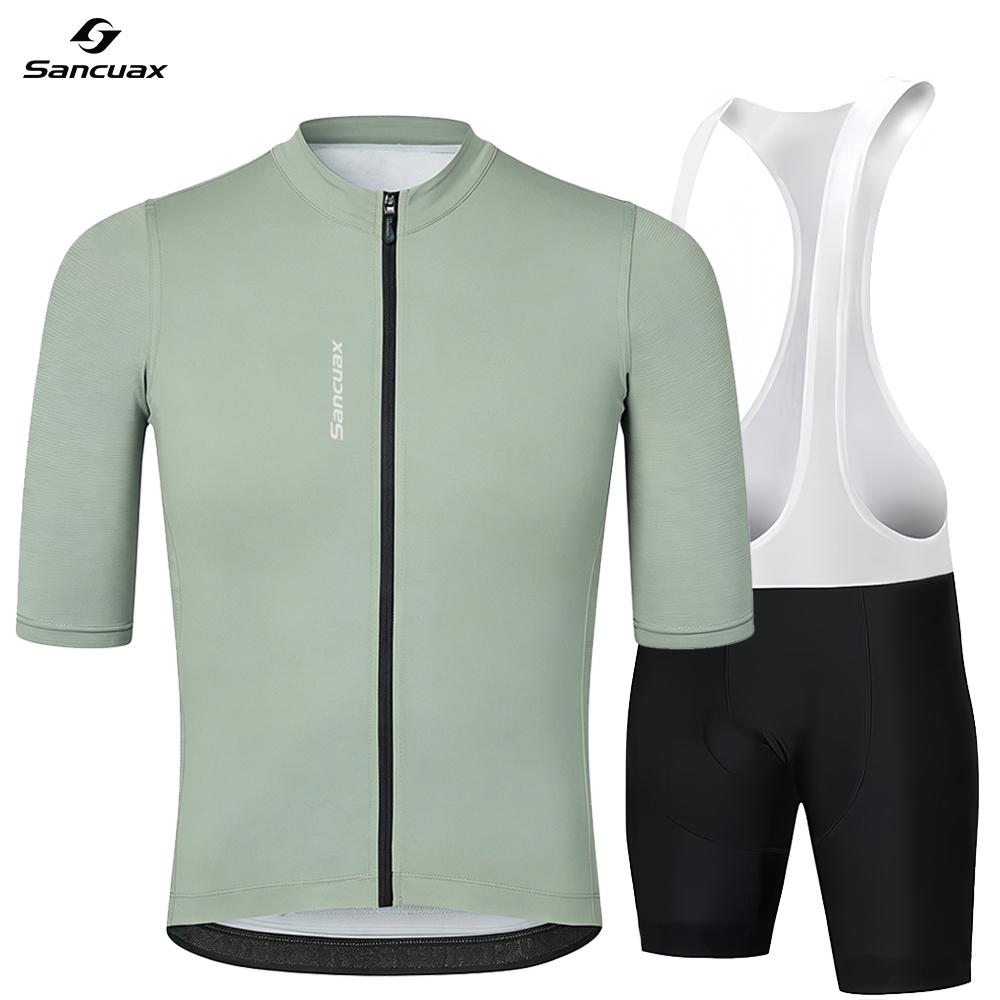 Men's Bicycle Short-Sleeved Shorts Suits Breathable Quick Dry Road Bike Clothing with Pockets 2026 Summer Breathable Cycling Suit Set
