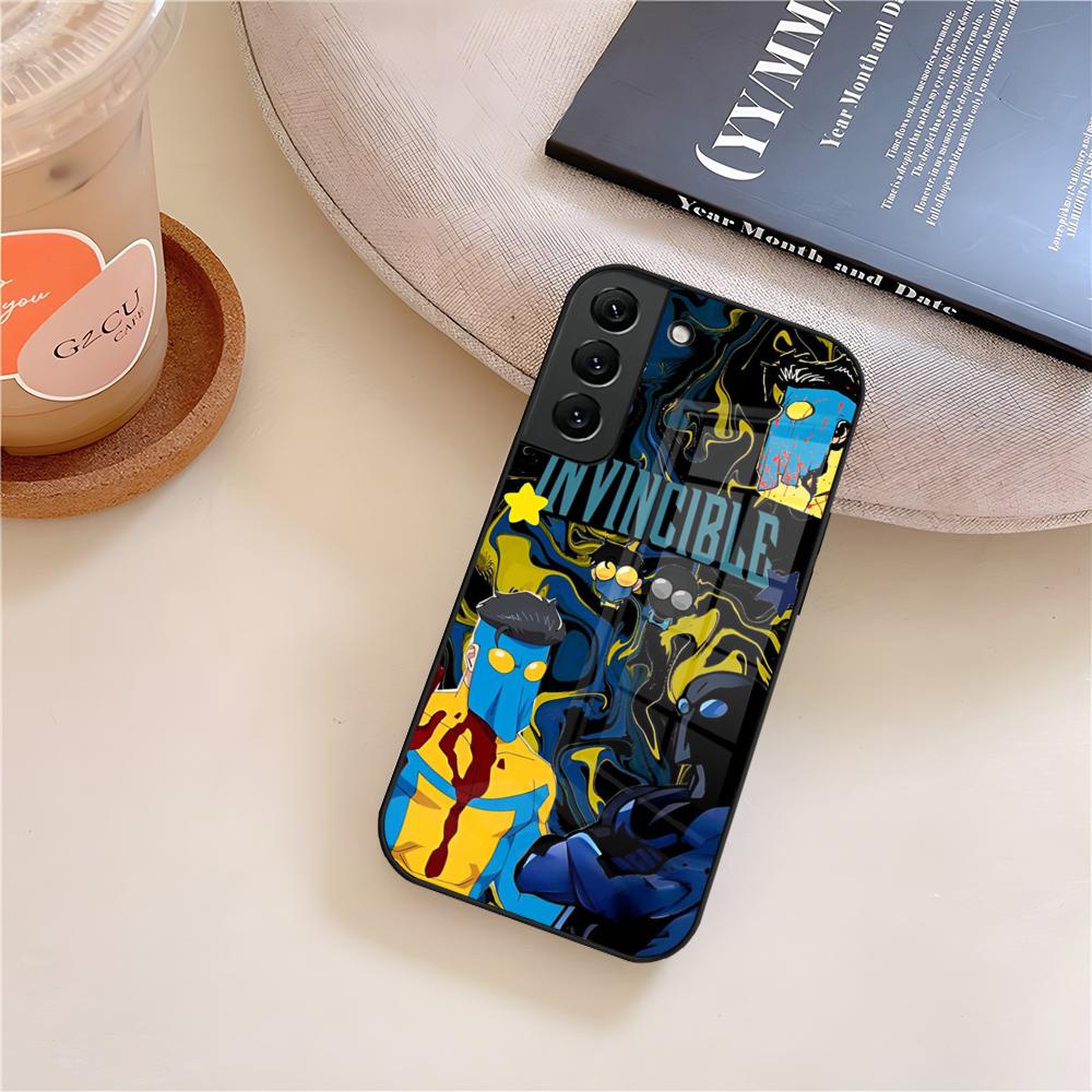 

Непобедимый Марк Атом Ева Чехол для телефона Стекло Для Samsung Galaxy S26 S25 S23 S24 S21 S22 S20 Ultra Fe Plus A15 A14 Чехол Galaxy S25 Ultra