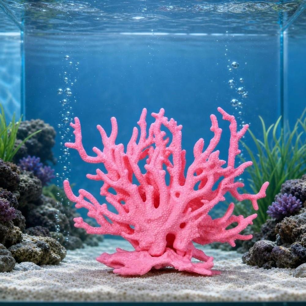 Water Plants Artificial Coral Ornament Lifelike Fake Coral for Fish Tank Aquarium