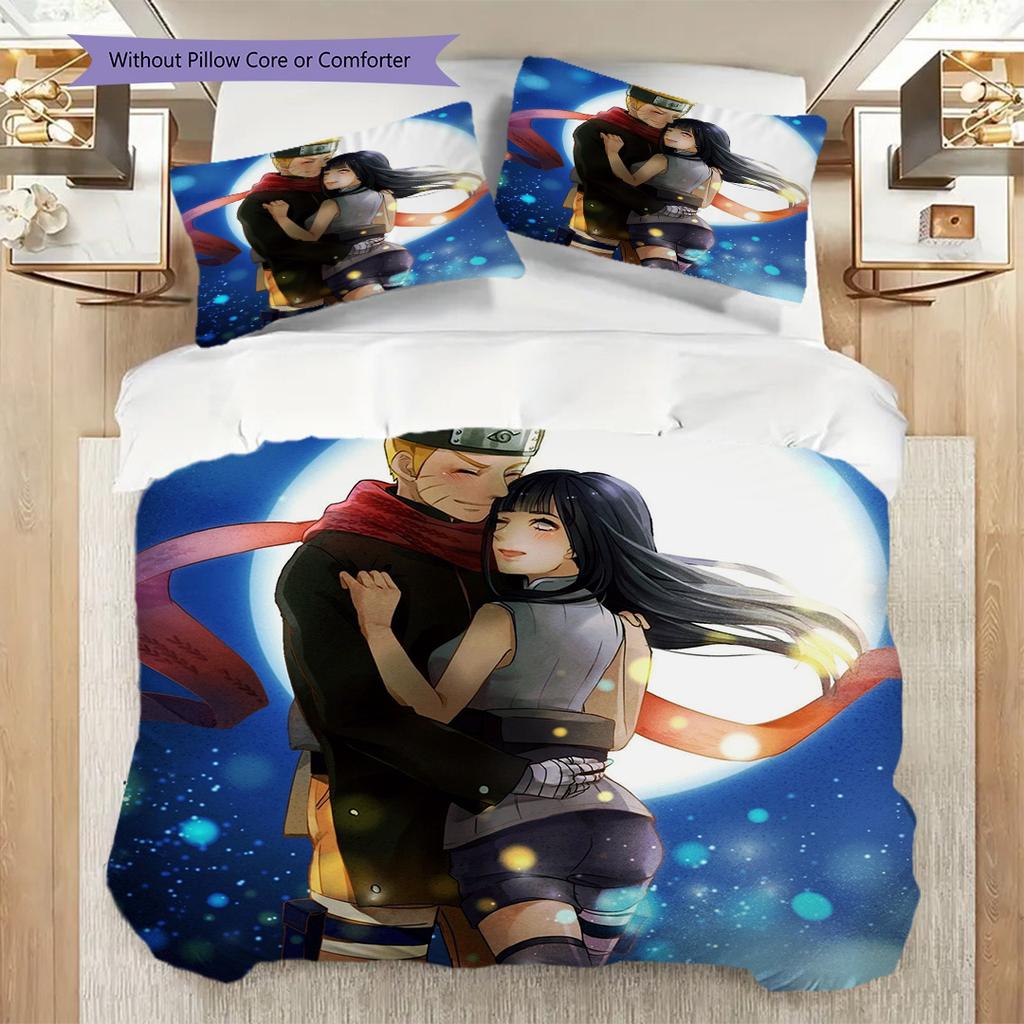 Naruto Set Anime Comforter Duvet Cover Sets Threepiece Set 1 Duvet Cover 2 Pillowcase Without Core Bedding Set Soft And Comfortable
