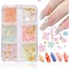 3D Photochromic Five-Petal Flower Nail Art Resin Accessories