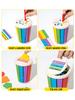 Montessori Color Sorting Matching Toys Wooden Shape Recognition Toy Kids Math Learning Educational Toys Todders Fine Motor Gifts