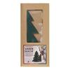 Christmas Decoration - FOLIA - Honeycomb Tree - Fir Green - Sparkling Gold Edge - FSC