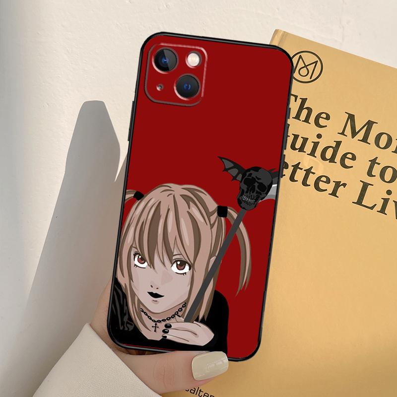 

Чехол для телефона Death Note Misa Amane для iPhone 11 12 13 14 Pro Max XS XR X 6 7 8 Plus 12 13 Mini SE 2020 iPhone 14Pro MAX