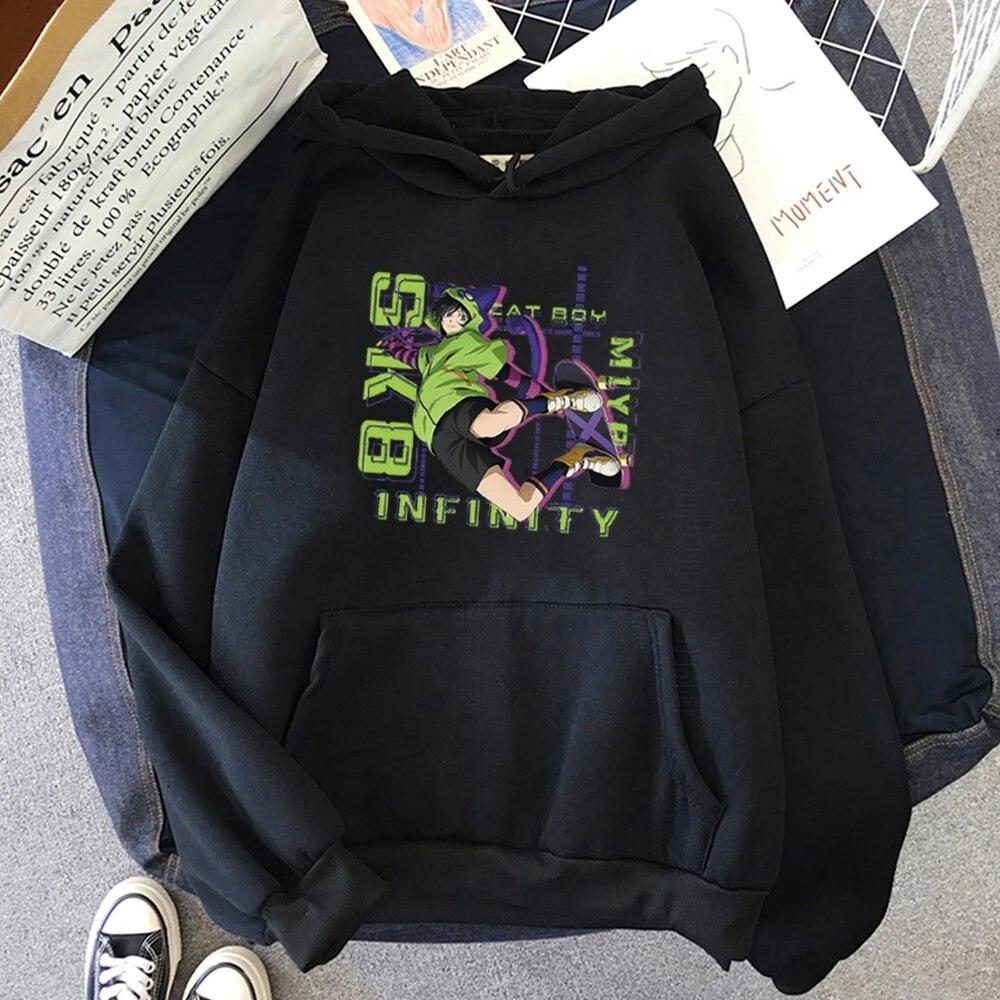 Kawaii SK8 Infinity толстовки с длинными рукавами женские уличная одежда скейт бесконечность принт аниме толстовка одежда унисекс теплая L 4873₽