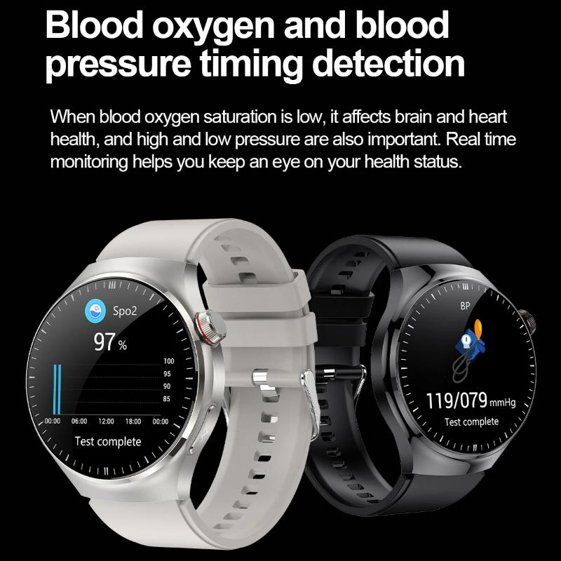2025 Nuovo Orologio Smart Grado Infermieristico Sanitario Uomo Tracker Lipidi nel Sangue Acido Urico ECG+PPG Orologio Chiamata Bluetooth Smartwatch Per Xiaomi