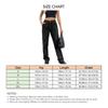 Women Baggy Pants Stylish Multi Pockets Loose Fitting Casual Long Trousers for Daily Wear Black