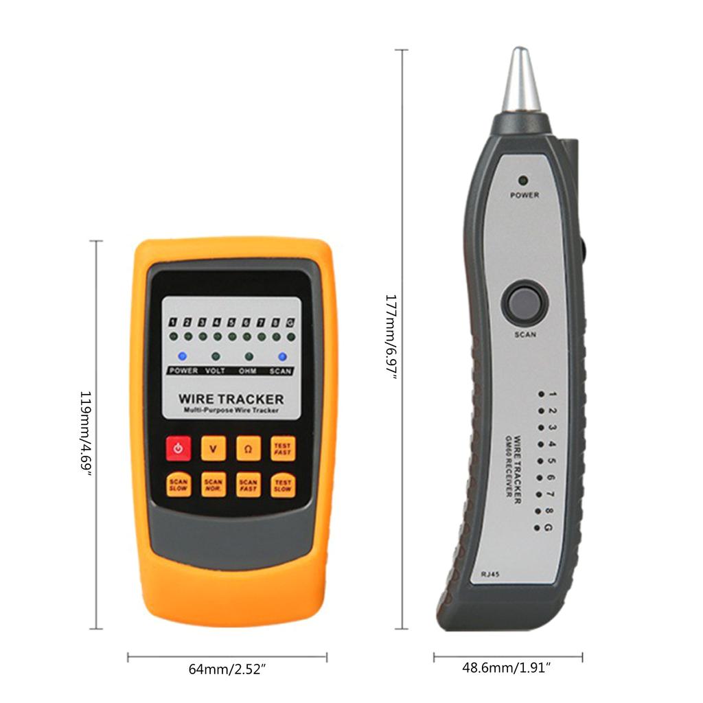 Handheld Cable Finder Tool GM60 Rapid LAN-Cable Tester Cable Tracker Detector