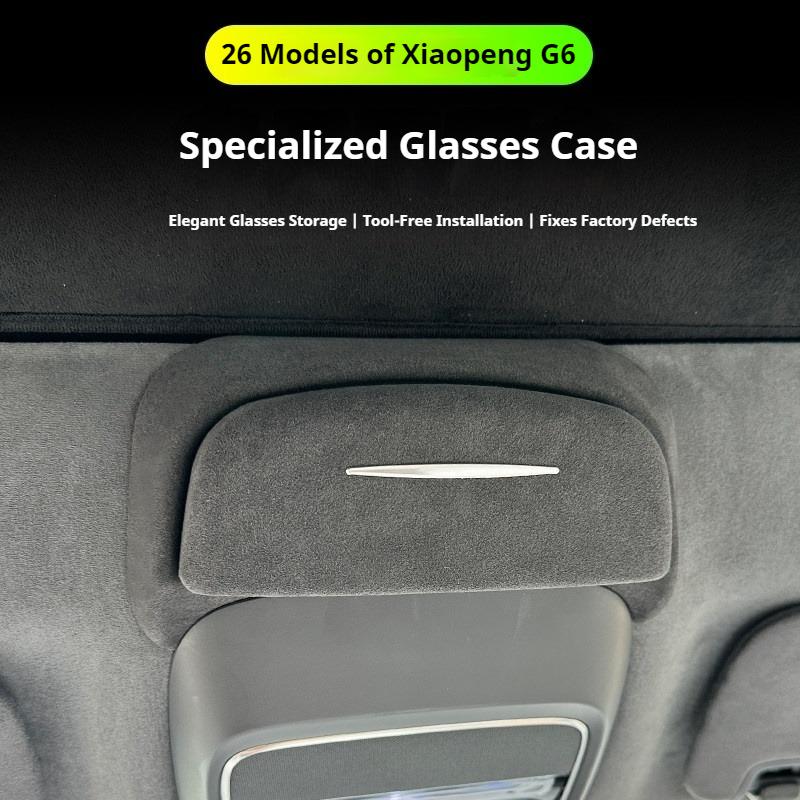 For XPeng G6 XiaoPeng G6 2025 2026 Sunglasses Holder Car Mounted Sunglasses Storage Box Automotive