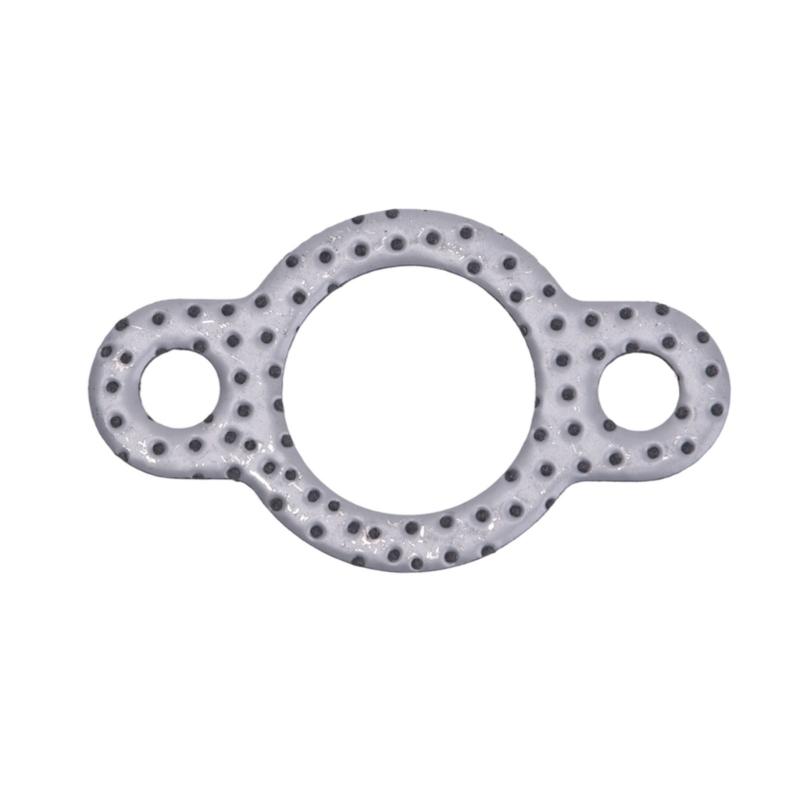 Carbon-Composite Cylinder Head Gasket Kit, Formed Center and Side Openings, Part 24 041 49-S for Engine Sealing Component Replacement