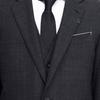 Giosongzio Signature Single Notched Suit Charcoal Check ZE6SU646CH ZE6SP646CH