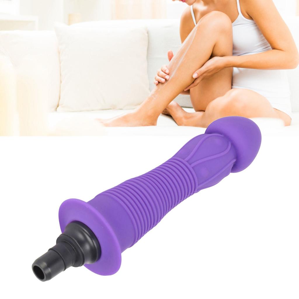 Muscle Massager Head Waterproof Silicone Replacement Head Attachment for   Tissue Massager Purple