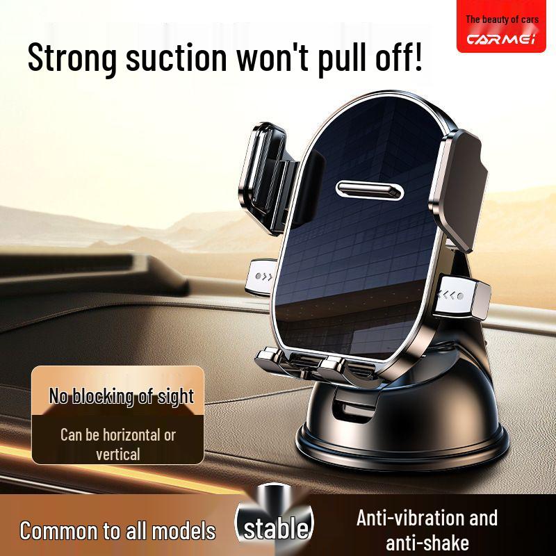 360° Rotating Universal Car Mount with Suction Cup – Won t Block Air Vent