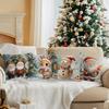 Christmas Themed Decoration Pillowcase Printed Polyester 45X45Cm Throw Pillowcover Decorative Sofa Cushion Pillowslip Home Decor