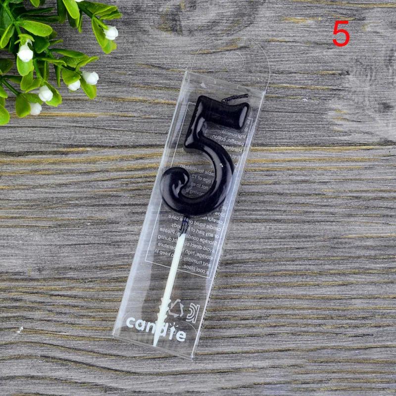 

Cake Candles Black Number 0-9 Birthday Smokeless Candles Festive Party Decor Birthday Party Cake Decoration Number Candles Girl