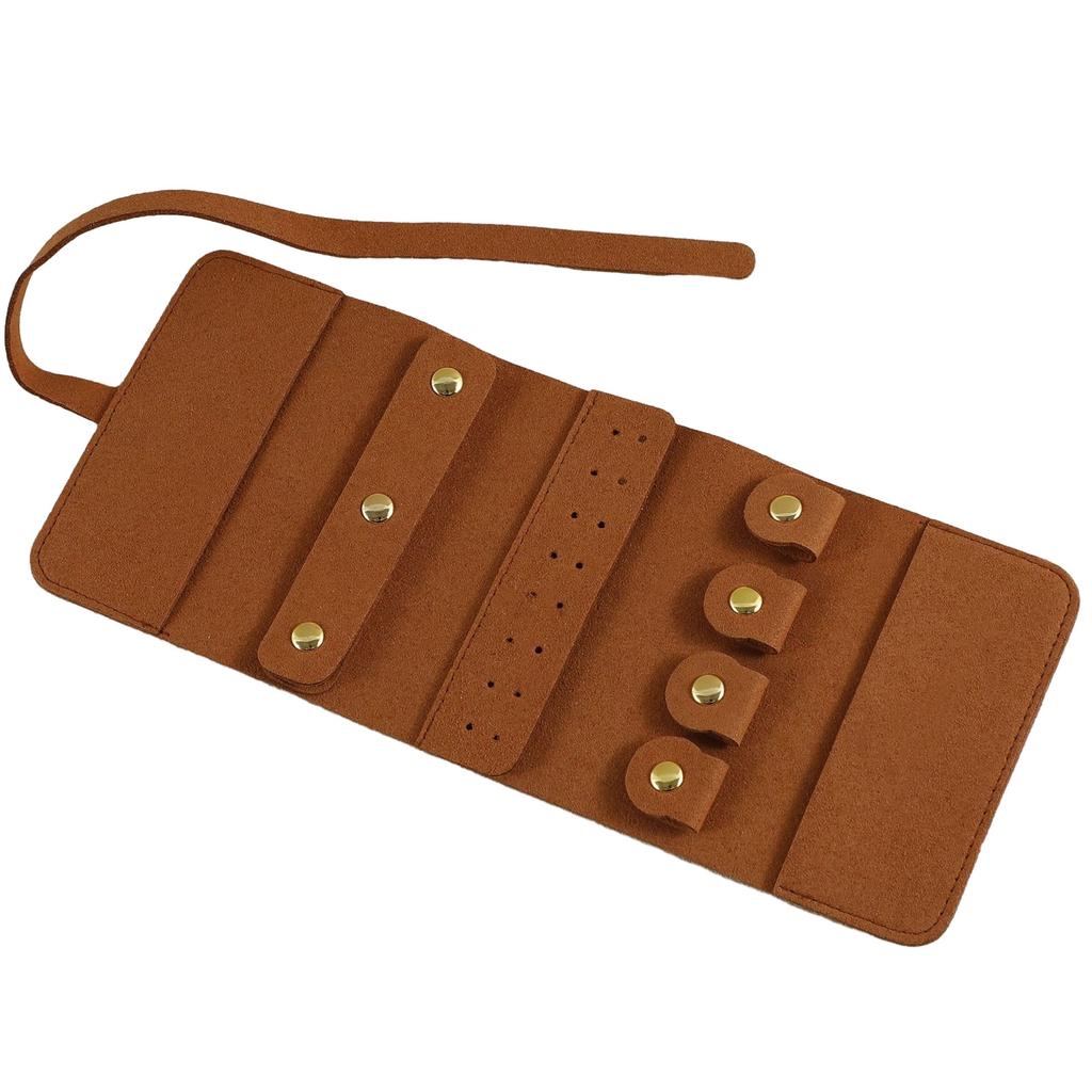 Convenient Jewelry Storage Bag Lightweight Necklace Bracelet Travel Organizer Waterproof Earrings Rings Storage Rolls