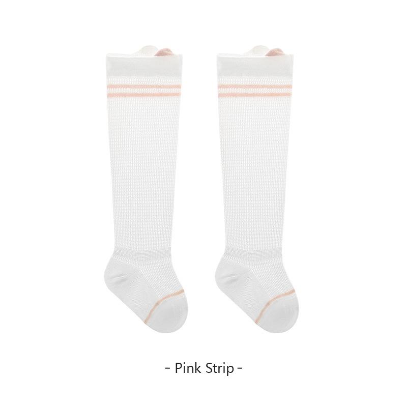 Lightweight Baby Long Socks Cool Summer Wear Baby Stockings Cotton Long Newborn Socks For Baby Girl And Boy