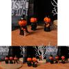 Halloween Collectible Resin Demon Figures Set With Pumpkin And Gentleman Theme For Party Decor