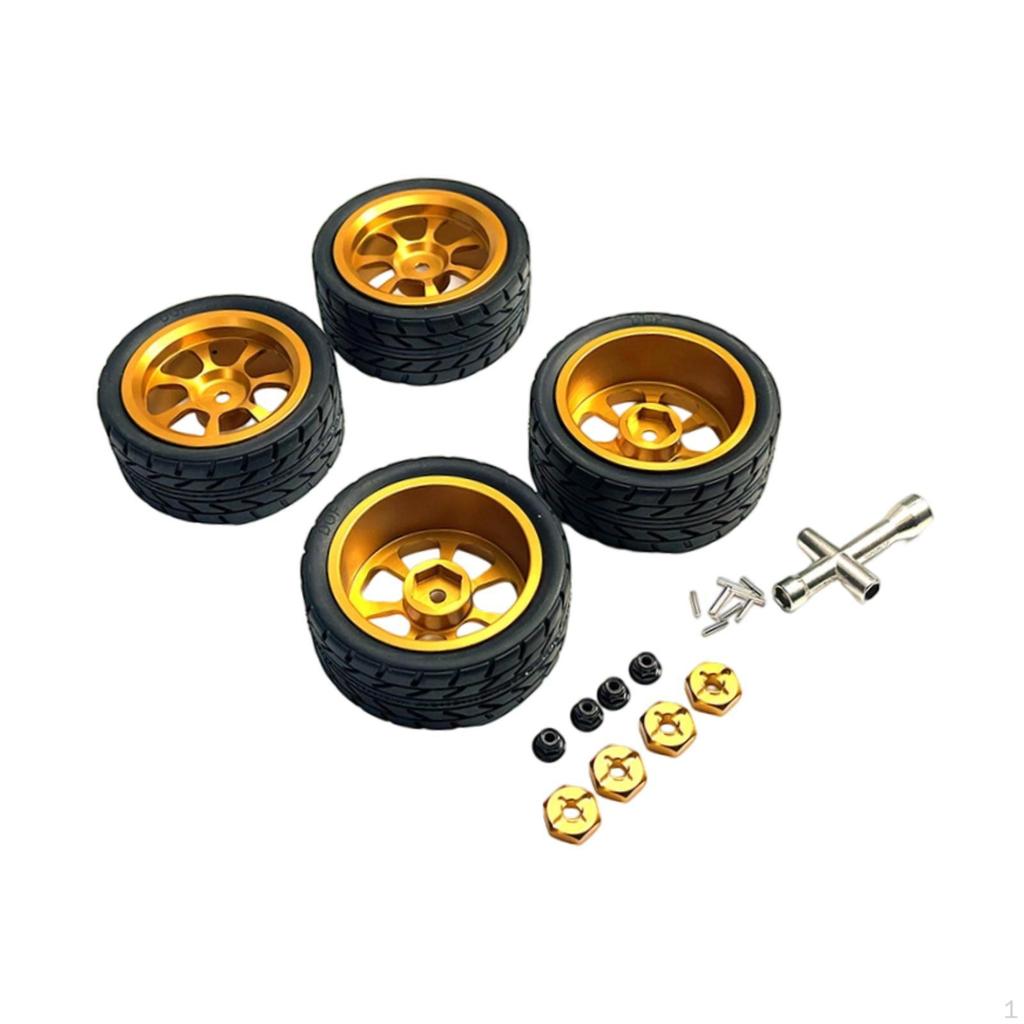 RC Wheels and Tires 12mm Metal Wheel Hub for 144001 1/10 1:14 1:18