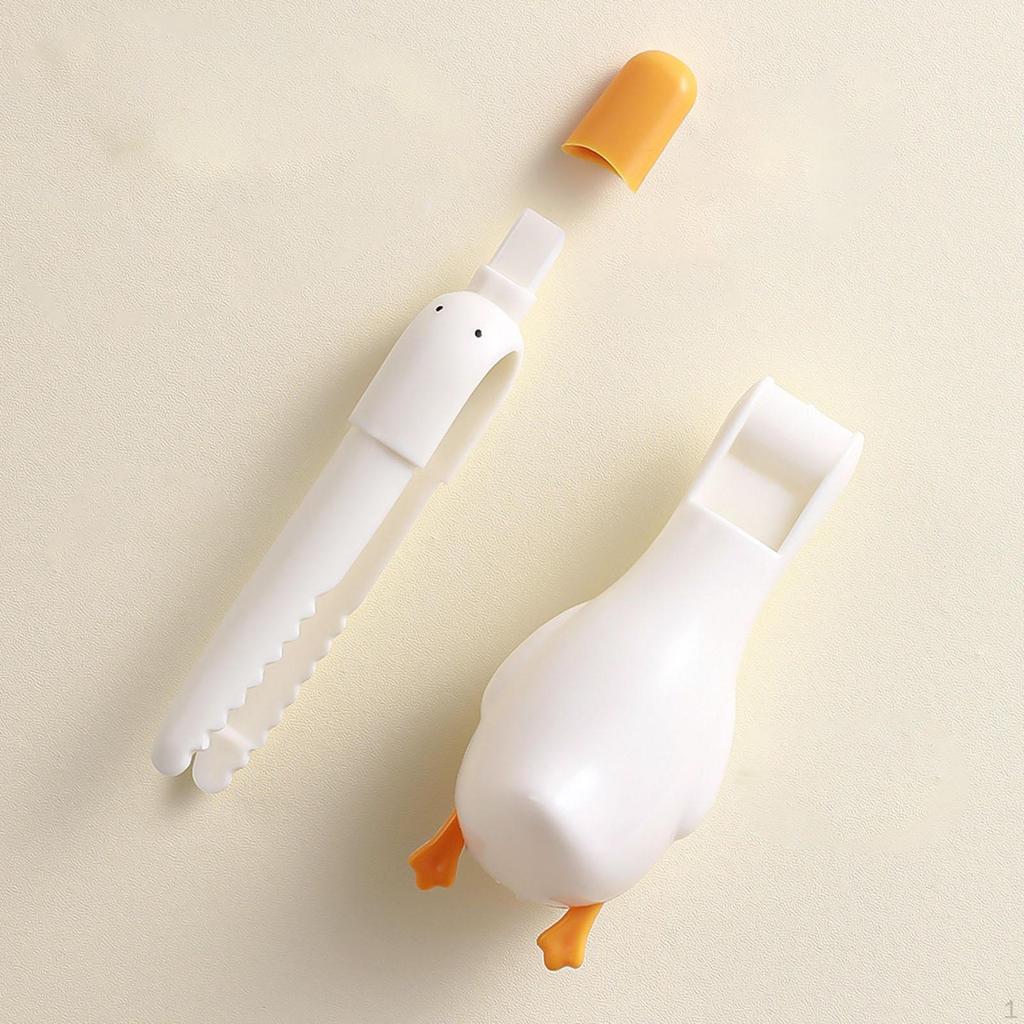 Adorable Duck Hair Catcher Clip Drainer Cleaning Gadgets Space Saving Efficient Portable 2 in 1