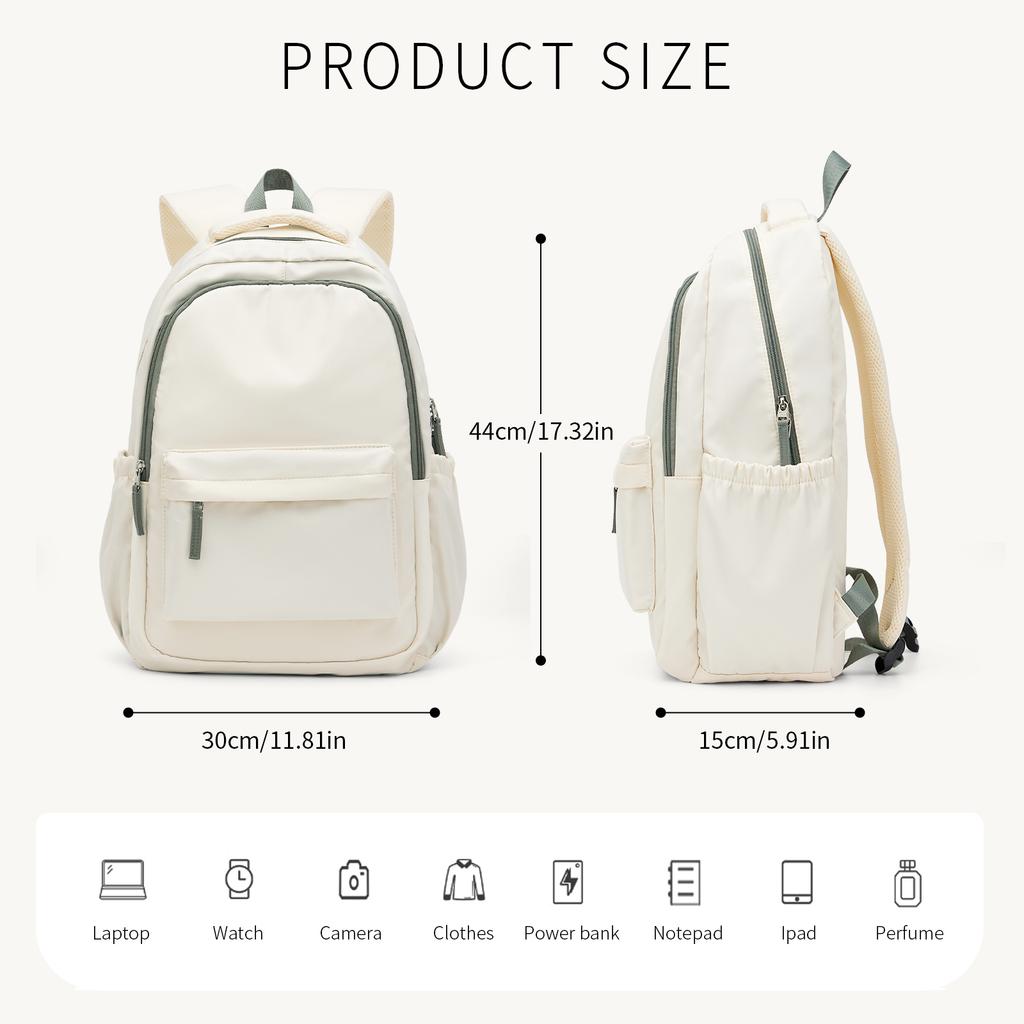 Lightweight School Backpack For Women Men,Laptop Travel Casual Daypack College Secondary School Bag Bookbag For Teenage Girl Boy