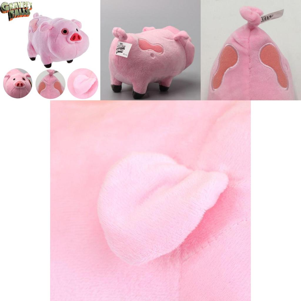 Gravity Falls Waddles Piggy Plush Toy Stuffed Animal Doll Kids Xmas Gift Decors