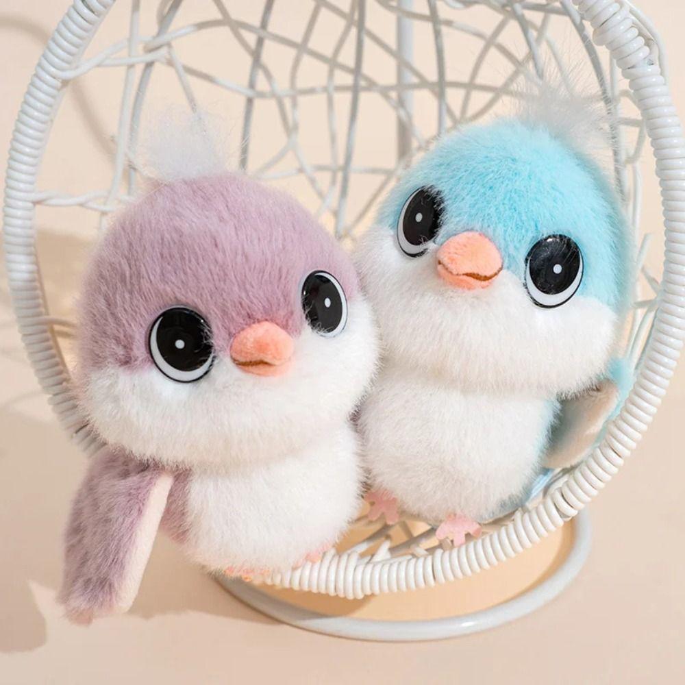 PP Cotton Bird Plush Toy Simulation Sparrow Plush Toy Plush Tit Bird Pendant  Car Decor