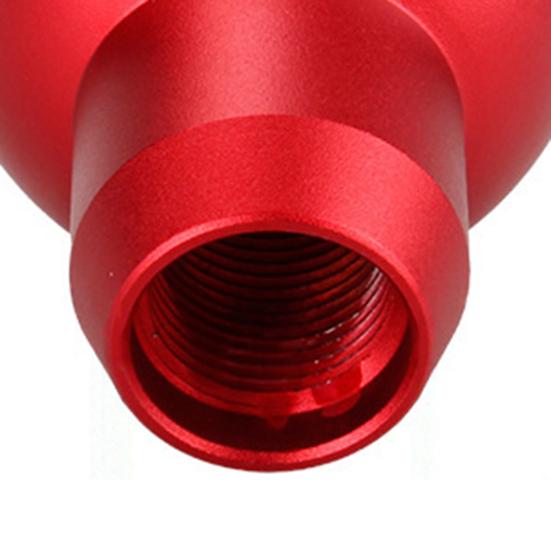 Universal Car Shift Knob, Aluminum Manual Gear Stick, Weighted Round Ball with 3 Adapters for Truck SUV
