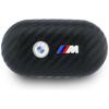 TWS Bluetooth Headphones BMW Carbon Metal Logo ENC Black