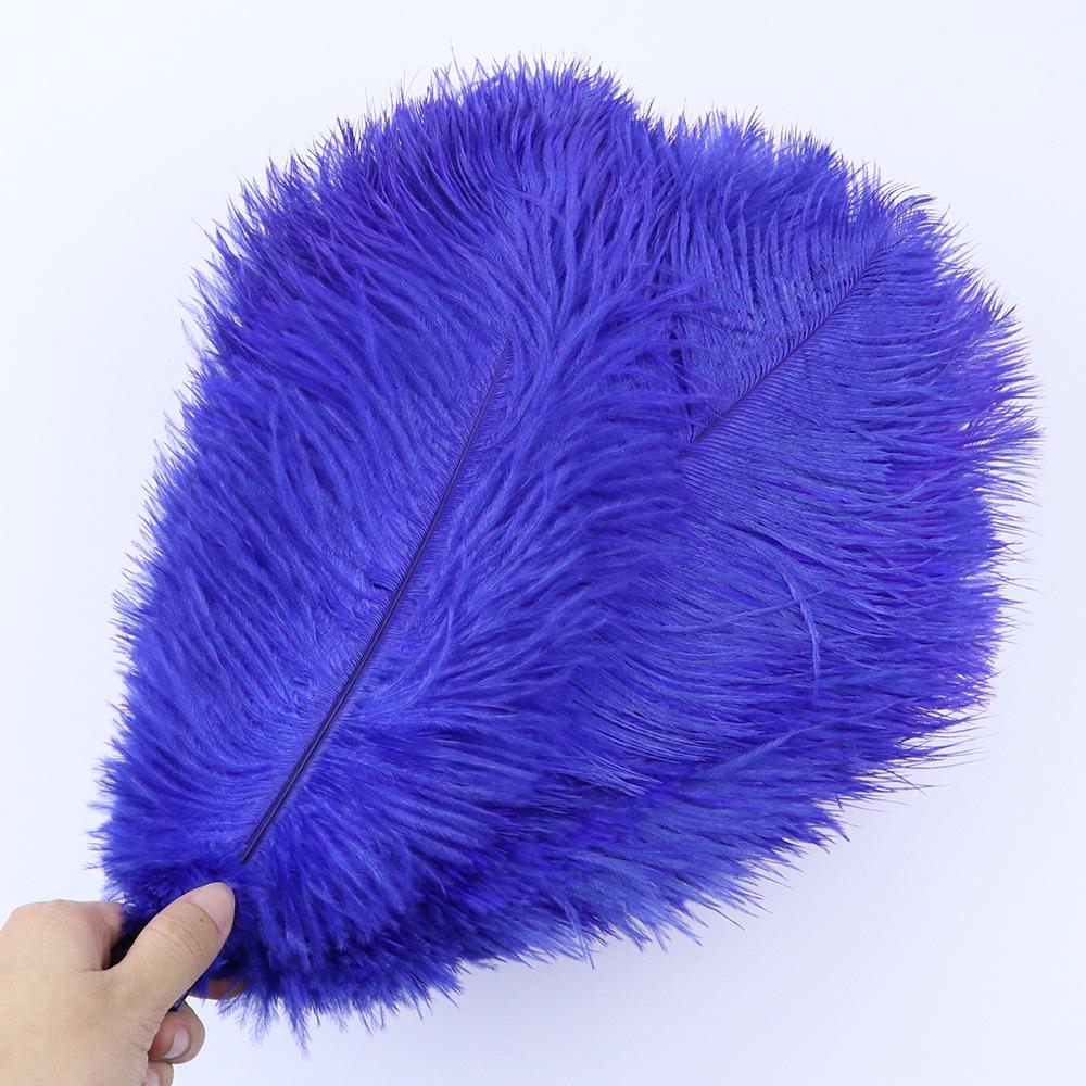 Multicolor Ostrich Hair 30-35Cm Wedding Decoration Ostrich Flannel Strip Handmade Accessories Diy Handmade