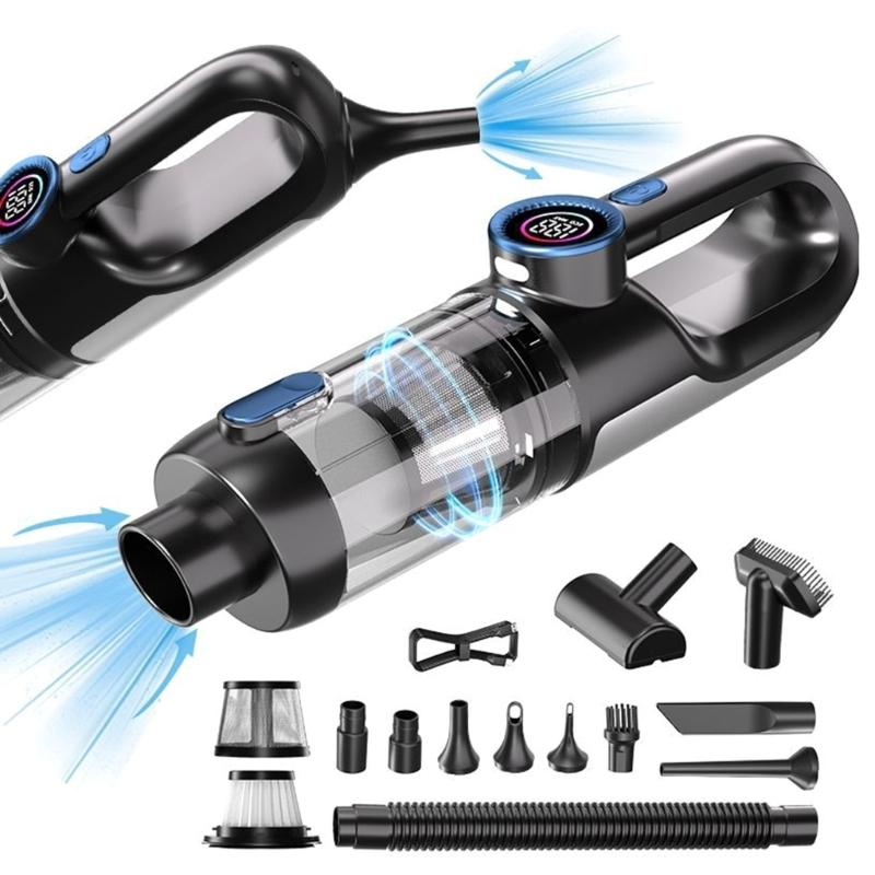 Handheld Vacuum Cordless Car Vacuum Cleaner High Power Rechargeable Battery Portable Rechargeable Mini Vacuum