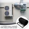 new Air Conditioner Hose Cover, Universal Exhaust Pipe Protection Cover, Dustproof Heat Insulation Wrap, AC Hose Duct Vent Cover